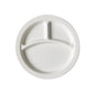 Cambro white polycarbonate three-division dinner plate, 22.9cm – PDP1002-C