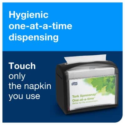 Tork Xpressnap tabletop hygiene feature - SKU 272611