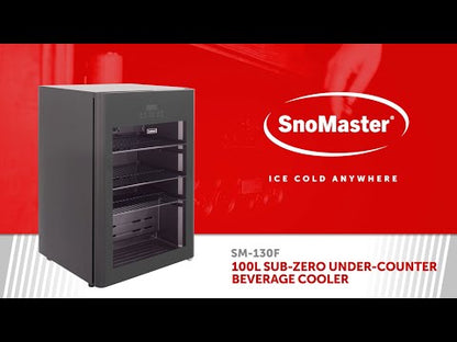 SnoMaster - 100L Sub-Zero Under-Counter Beverage Cooler (SM-130F)