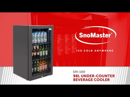 SnoMaster - 98L Under-Counter Beverage Cooler (SM-100)