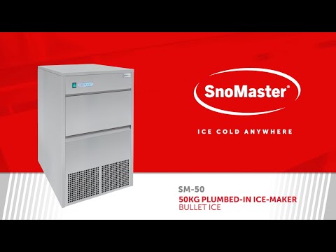 SnoMaster - 50Kg/24Hr Plumbed-In Bullet Type Ice-Maker (SM-50)