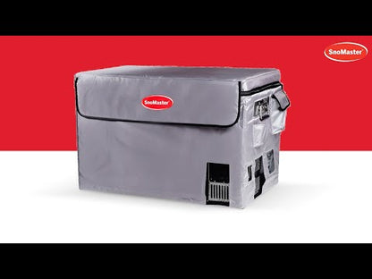 SnoMaster - 40L Single Compartment Portable Fridge/Freezer AC/DC - Stainless Steel (SMDZ-CL40)