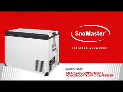 SnoMaster - 42L Single Compartment  Portable Fridge/Freezer AC/DC - Powder Coated (SMDZ-TR42)