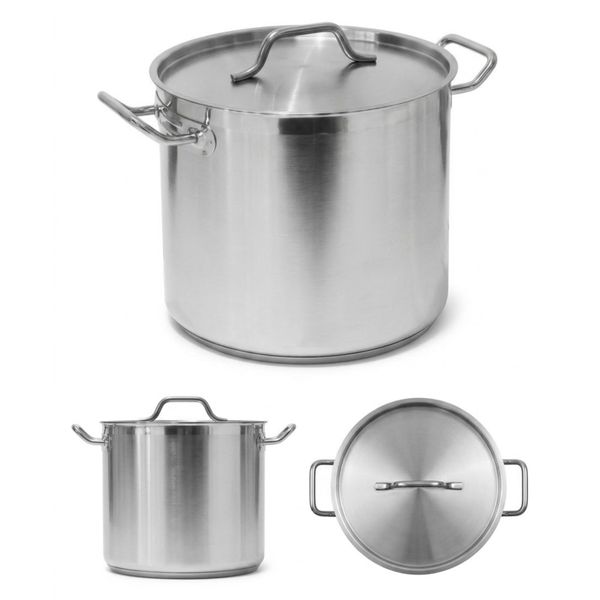 Global Casserole Pot - Stainless Steel - Value Range - 1.9 Litre
