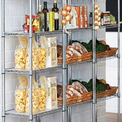 Zinc/Epoxy 4-Shelf Shelving Complete Unit 455 (d) x 1830 (h) mm