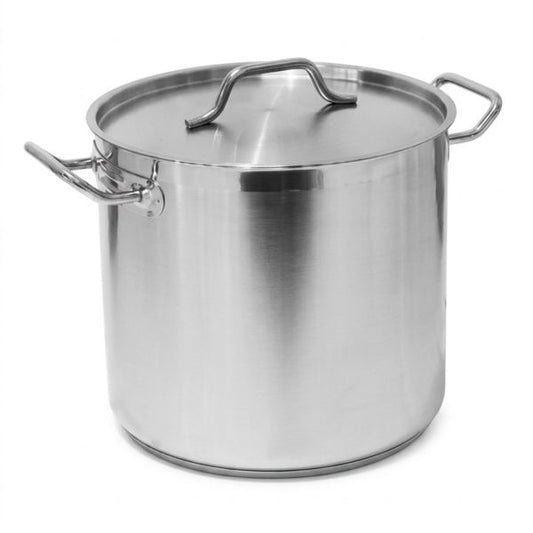 Global Casserole Pot - Stainless Steel - Value Range - 4.4 Litre